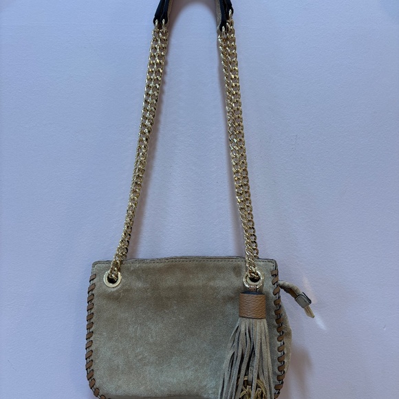 MICHAEL KORS WOMEN'S SUEDE HANDBAG - Picture 1 of 12